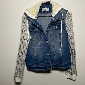 Denim Jacket with detachable hoodie